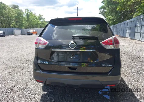 2016 Nissan Rogue Sl z USA, uszkodzony, nr VIN 5N1AT2MV9GC772434